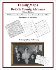 Family Maps DeKalb County Alabama Genealogy AL Plat