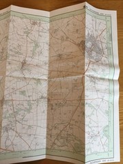 1993 Ordnance Survey Pathfinder Map 1045 SP 43/53 Brackley And Banbury South