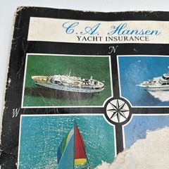 Waterway Guide Chart book New York Waters 1987 Spiral Bound Fold Out Maps Vntg