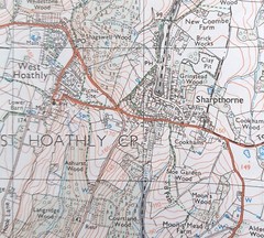 Ordnance Survey 1:25000 Pathfinder Crawley 1247 TQ23/33 1994