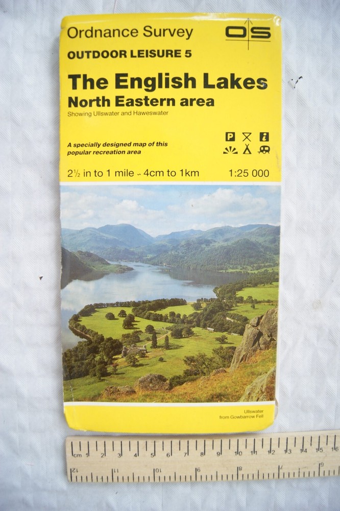 1988 OS Outdoor Leisure Map sheet 5 The English Lakes, NE area, 1:25 000
