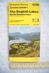 1988 OS Outdoor Leisure Map sheet 5 The English Lakes, NE area, 1:25 000