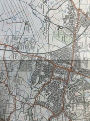 STOCKPORT South Pathfinder 741 Ordnance Survey 1:25000 1987 Poynton Airport