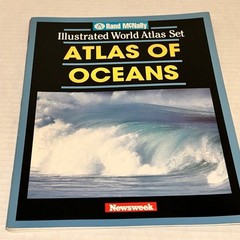 Rand McNally Illustrated World Atlas Of Continents & Oceans Softcover 1993