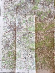 1965 Ordnance Survey One Inch Seventh Series Map 170 London South West