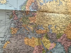 The Complete Map of the World. Geographia Map co. Alexander Gross