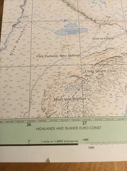 1992 Ordnance Survey Pathfinder Map 112 NH 29/39 Strath Mulzie
