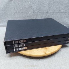 Rand McNally American Express Tri-Logue Collection Universe Earth Oceans 3 Books