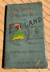 The Safety Cycling Map of England, early 1900s vintage