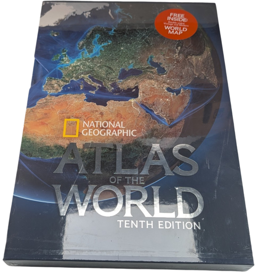 National Geographic Atlas of the World 10th Ed HC Sealed Map 9781426213540