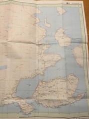 1988 Ordnance Survey Pathfinder Map 36 ND19/29 Hoy South ( Orkney Islands )