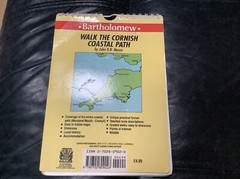 WALK THE CORNISH COASTAL PATH – MAP 🗺️ GUIDE IN STAGES-V GOOD CONDITION 1991