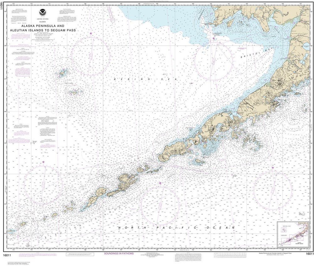 Alaska Peninsula & Aleutian Islands to Seguam Pass | NOAA 16011