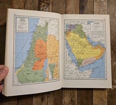 1951. Vintage Hammond’s Complete World Atlas | Illustrated Beautiful Color Maps
