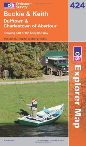 Buckie and Keith: Sheet 424 (OS Explorer… by Ordnance Survey Sheet map, folded