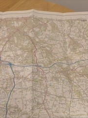 Ordnance Survey Landranger 187 Dorking Reigate Crawley Map 1985 OS 1:50,000