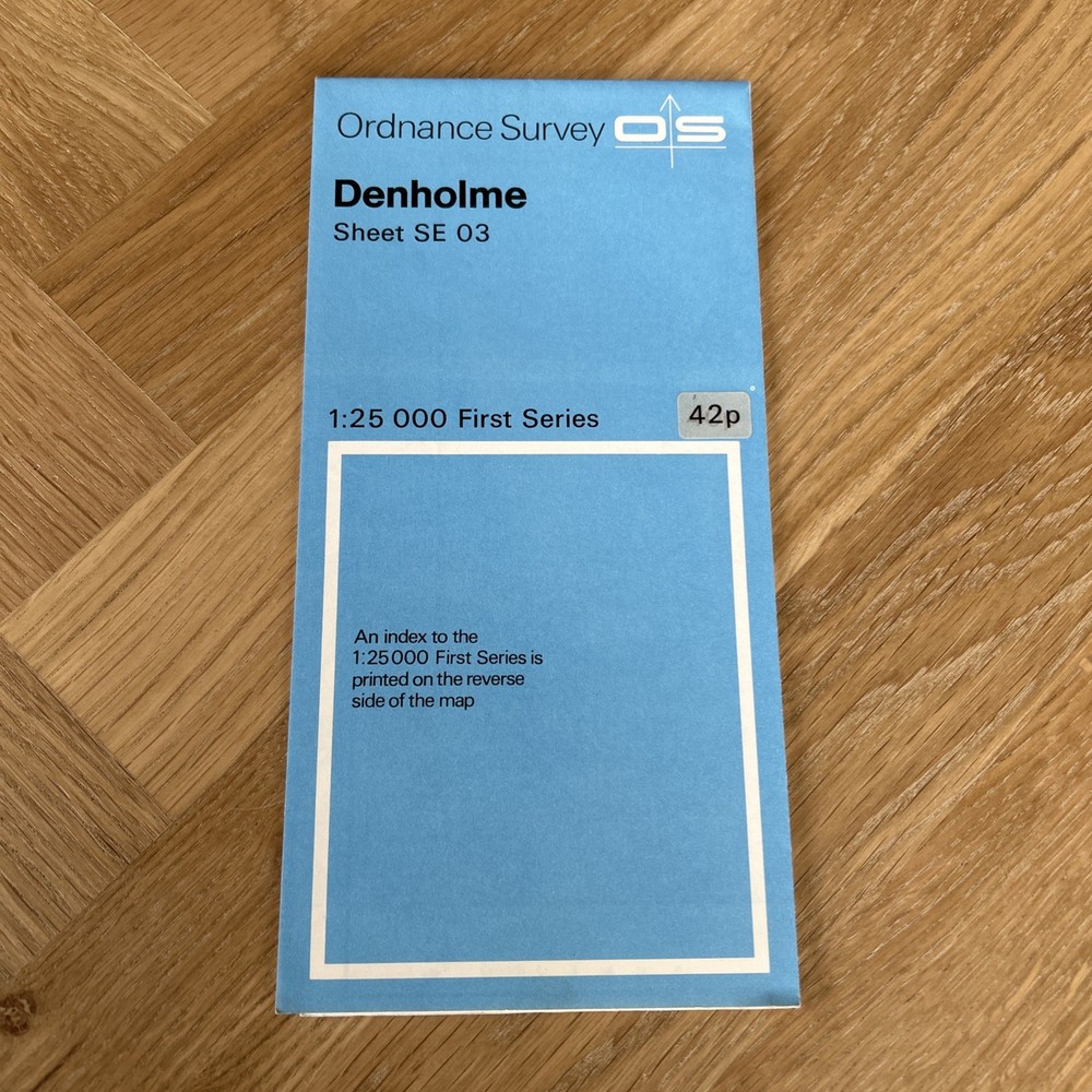 DENHOLME – ORDNANCE SURVEY First Series 1:25,000 1952 SE03 Haworth Oakworth