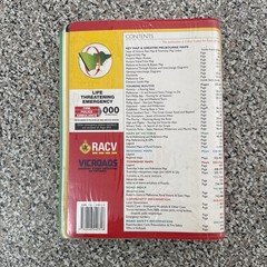 RACV VicRoads Country Street Directory 6th Edition 2004 + RACV Leather Binder