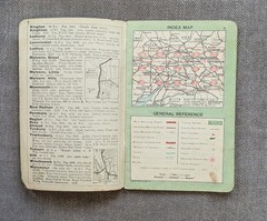 George Philip &Son Ltd Vintage “English Roads At A Glance” Map Book No8