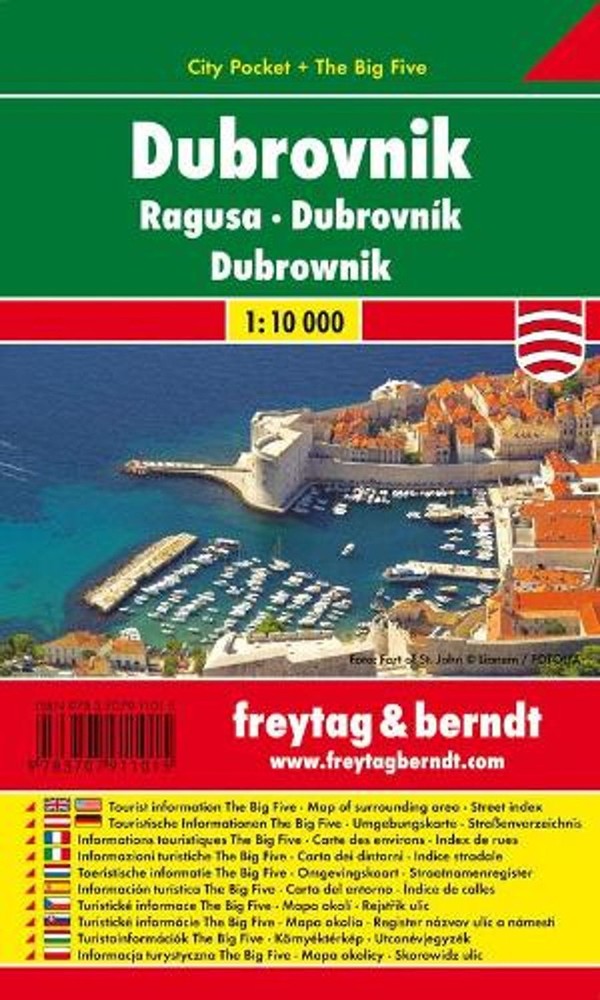 Dubrovnik by Freytag-Berndt (German) Folded Book