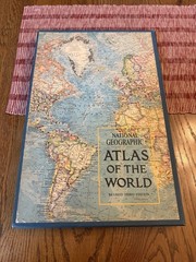 1970 ATLAS OF THE WORLD NATIONAL GEOGRAPHIC REVISED 3RD ED. OVERSIZED 19×13 VTG