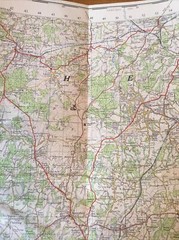 1963 Ordnance Survey One Inch Seventh Series Cloth Map 183 Eastbourne