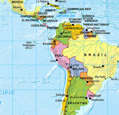 Small World Political Desktop Map – Map for your Desk
