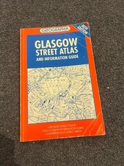 1990 Glasgow Map Street Atlas and Information Guide GEOGRAPHA 0702812374