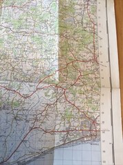 1963 Ordnance Survey One Inch Seventh Series Cloth Map 183 Eastbourne