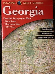 Georgia Atlas/Gazetteer Map book From Deformed 72 pgs Detail Topographical Maps