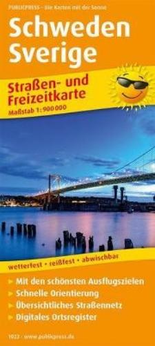 Freytag-Berndt Sweden, Sverige (Map) (UK IMPORT)