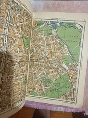 Antique Book Authentic Atlas and Guide London and Outer Suburbs with Maps