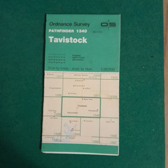 OS PATHFINDER 1340 TAVISTOCK WALKERS MAP 1:25 000 SCALE