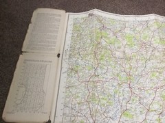 OS map Eastbourne Sheet 183 New Popular Edition One-inch 1946