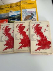 11x vintage Ordnance survey Maps UK Scotland
