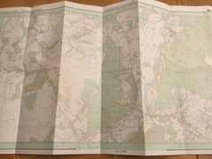 1982 Ordnance Survey Pathfinder Map 163 NJ 25/35 Fochabers and Glen of Rothes