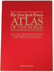 The New York Times Atlas of the World Vintage 1980 New Edition Times Books