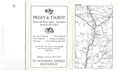 GRAVESEND Street plan with index – by Barnett’s circa 1963