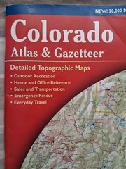 Delorme Colorado CO Atlas & Gazetteer Map 2004 Edition Topo / Road Trip Maps