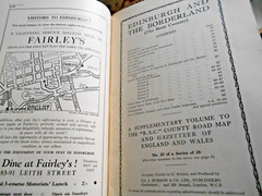 The RAC County Road Map and Gazetteer. No 25. Edinburgh & The Borderland