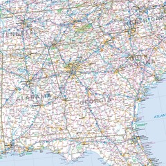 Rand McNally Folded Map: Eastern United States Multicolor