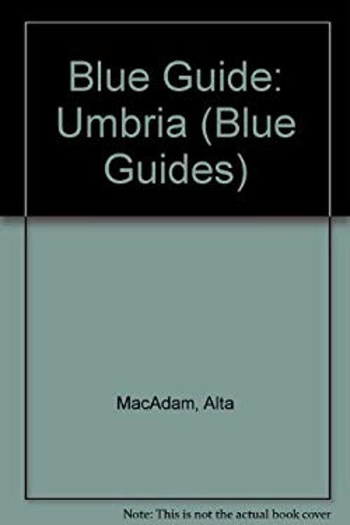 Blue Guide – Umbria Paperback Alta Macadam