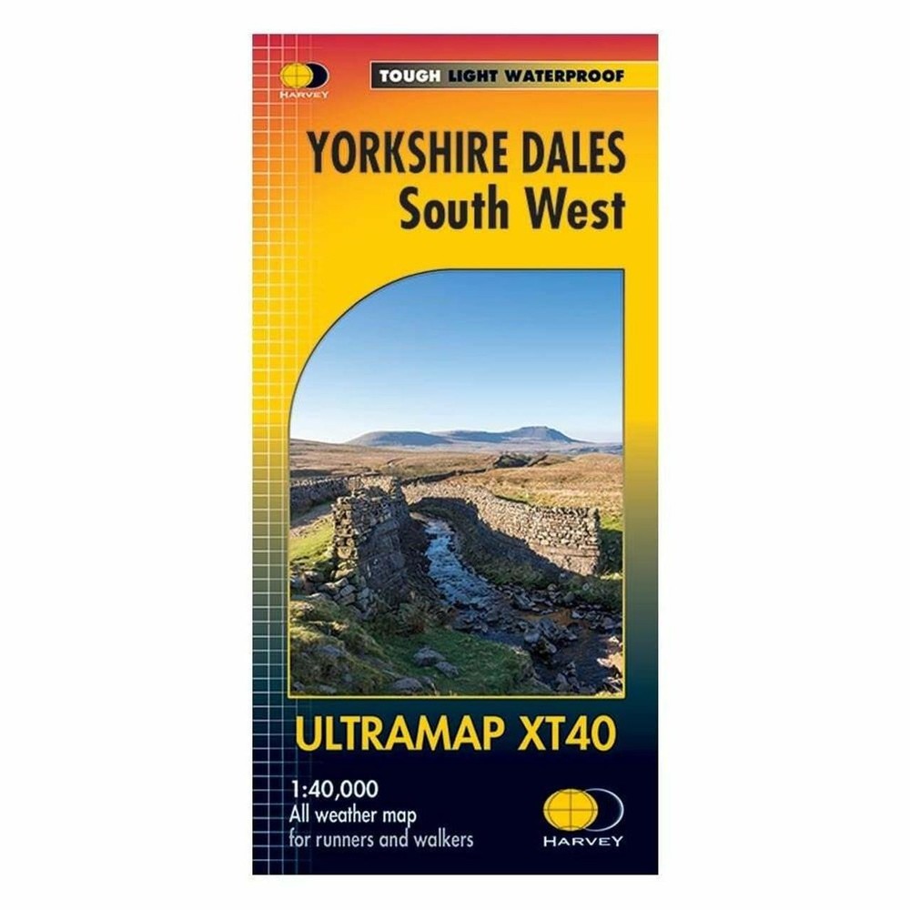 Pocket Size Map Yorkshire Dales South West Mini XT40 Waterproof Walker Runners