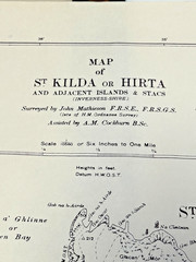 Vintage 1928 Ordnance Survey Map – St Kilda / Hirta & Islands, 850×595mm