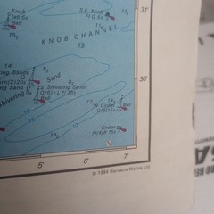 Admirality Chart x3 River Colne and Blackwater Navigational Charts 1990 Wall Map