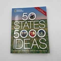 NATIONAL GEOGRAPHIC 50 States 5000 Ideas Travel Guide Hardcover Book What to See