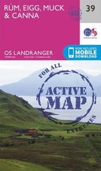 Rum, Eigg & Muck (Map) OS Landranger Active Map