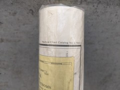 New Authentic NOAA Nautical Soundings in Fathoms Chart 18725 Original Packaging
