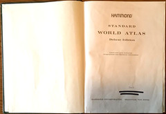 Hammond – Standard World Atlas – Deluxe Edition – 1983 Hardcover