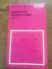 Ludlow & Wenlock Edge England OS Landranger GB Map 1:50000 First Series